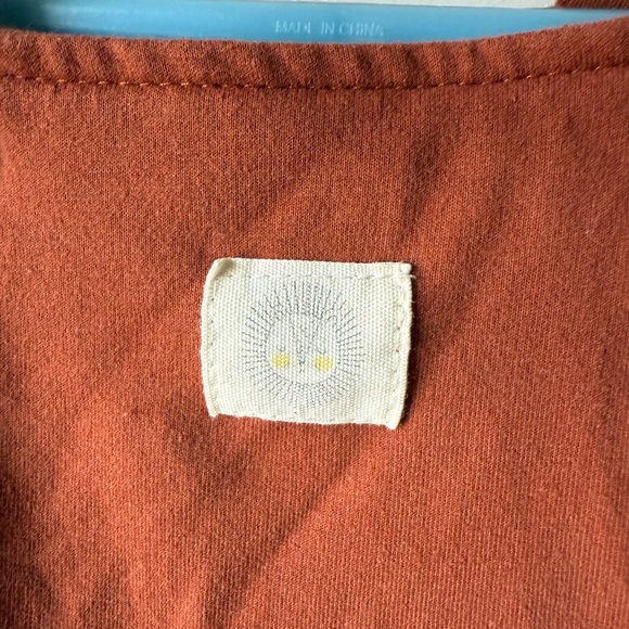 Cozy Rust Kids Overalls - Picture 2 of 4